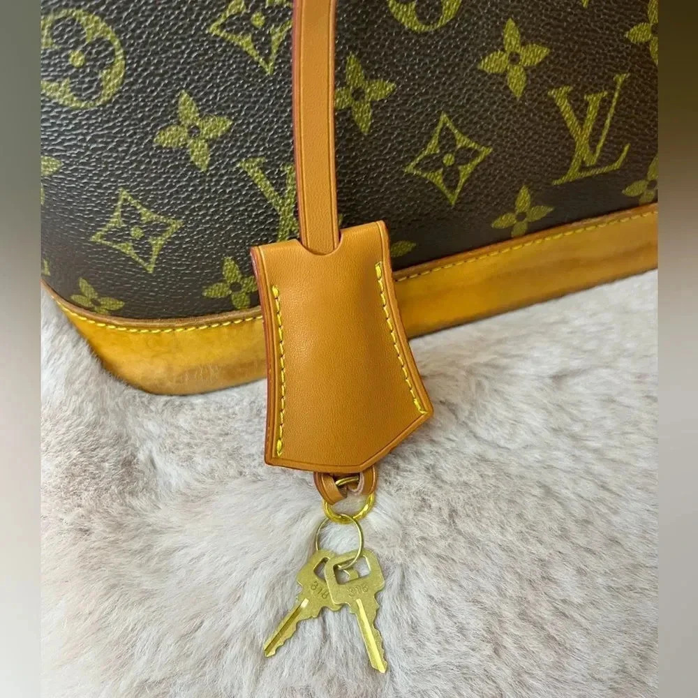 Louis Vuitton Alma PM Monogram Canvas Satchel Bag Vintage France Gifts For Her - Picture 10 of 15